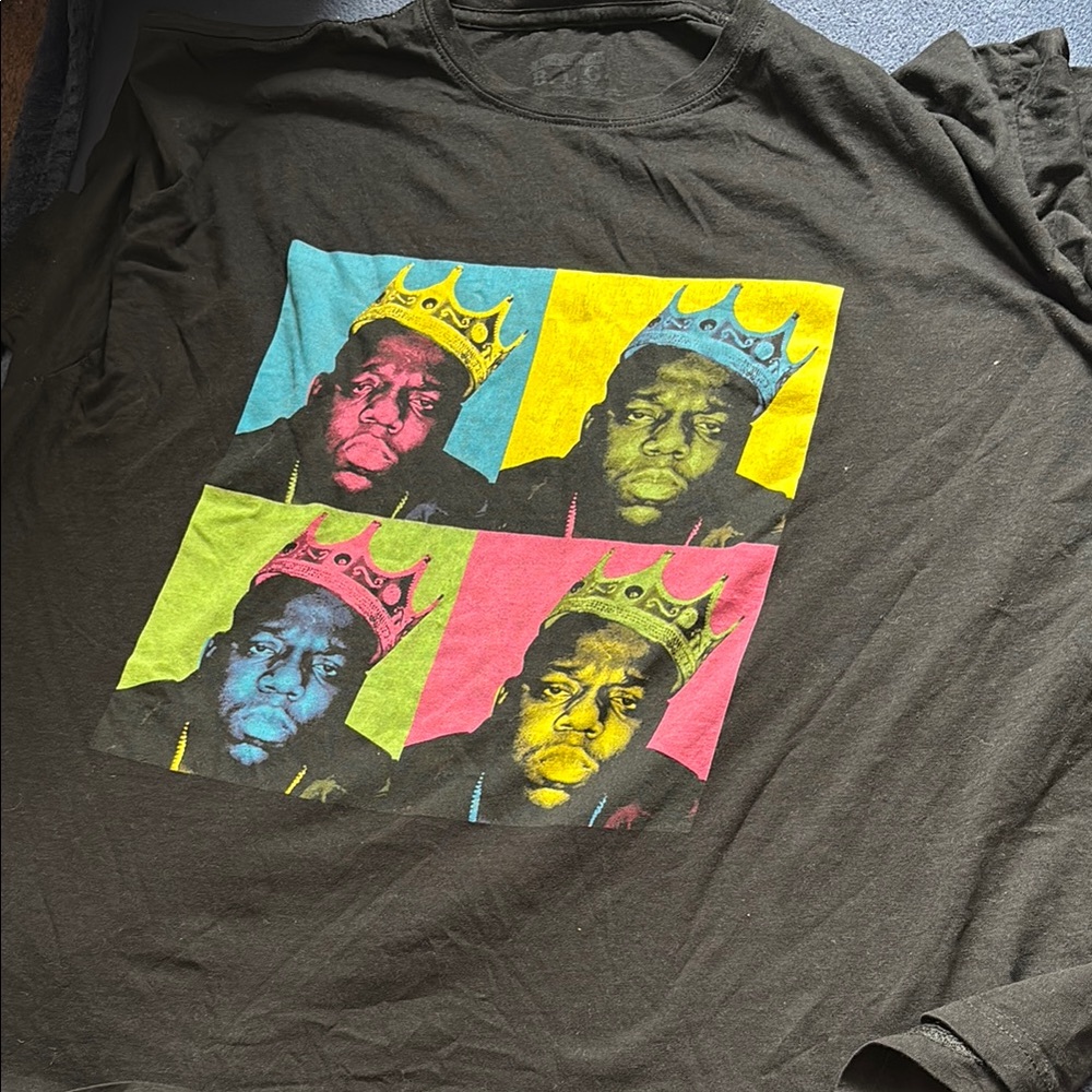 Graphic Print Black T-Shirt